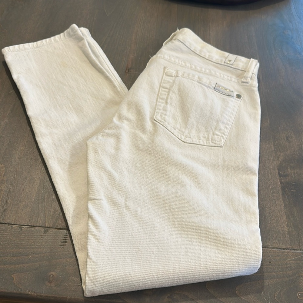 Seven for all mankind, white jeans, size 24